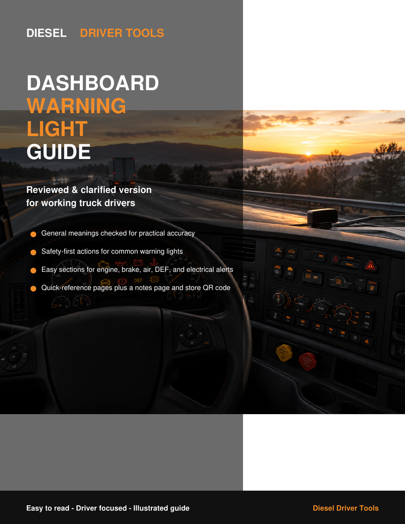 Dashboard warning light guide