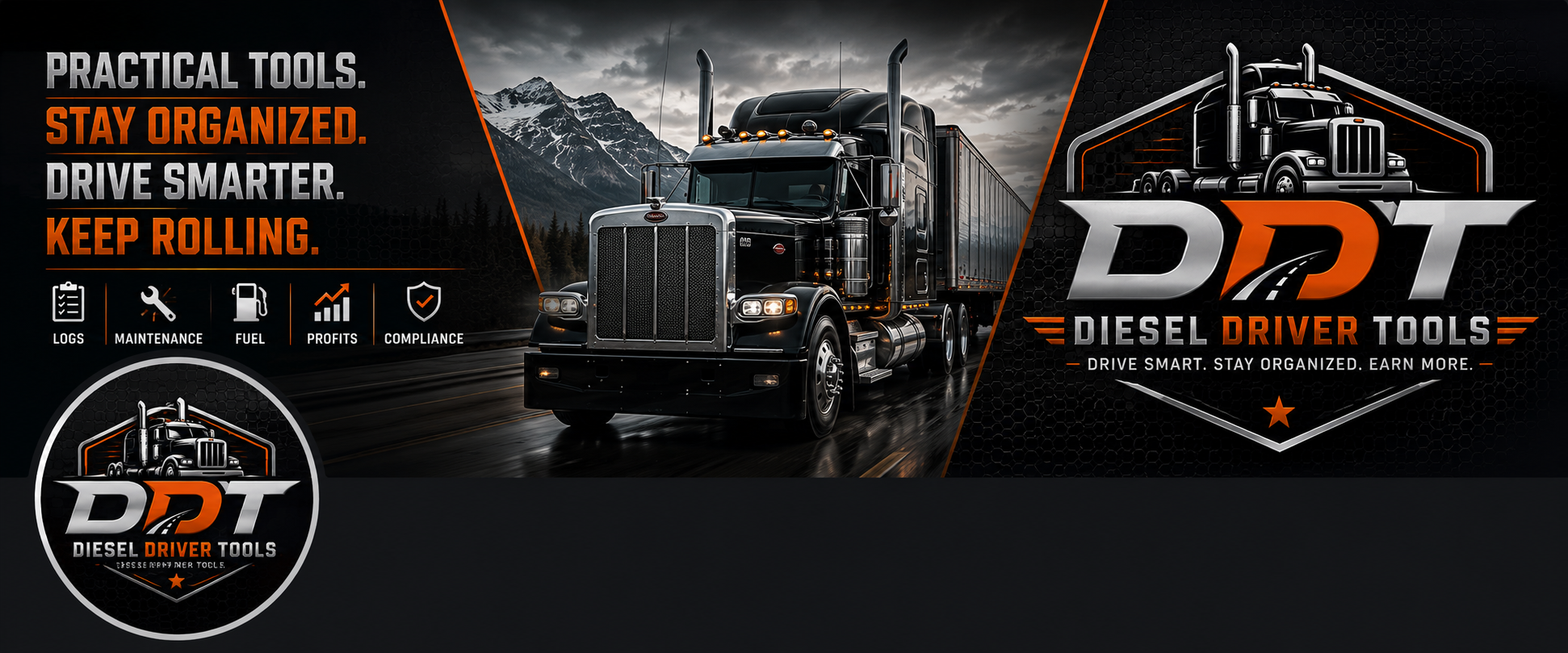 Diesel Driver Tools trucking banner
